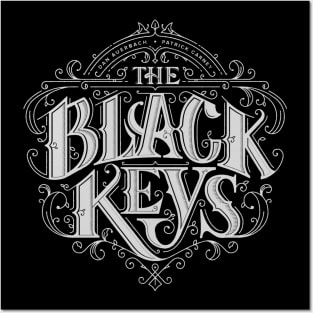 black keys reverse white Posters and Art